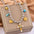 Wholesale Stainless steel two-color mix-and-match beaded thick necklace