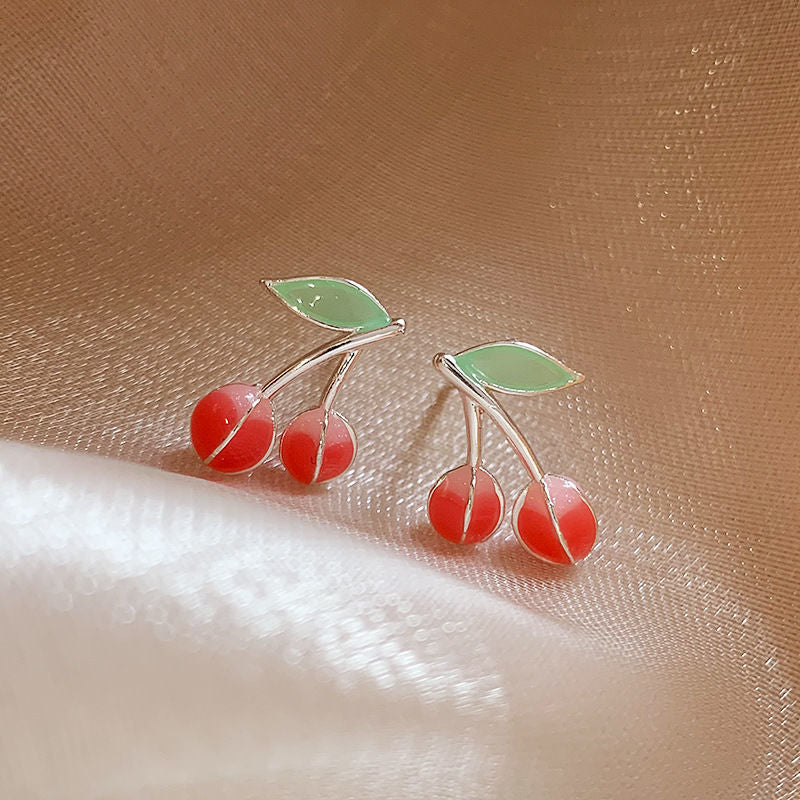 Wholesale French Vintage Camellia Flower Earrings Alloy Electroplated Jewelry Accessory