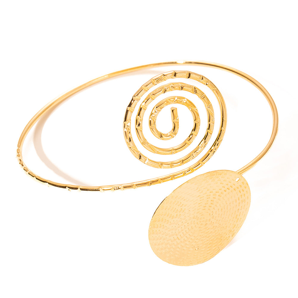 Wholesale Trendy Alloy Women' s Arm Cuff Bracelet Adjustable Geometric Design Jewelry Accessory for Everyday Wear Boutique Resale