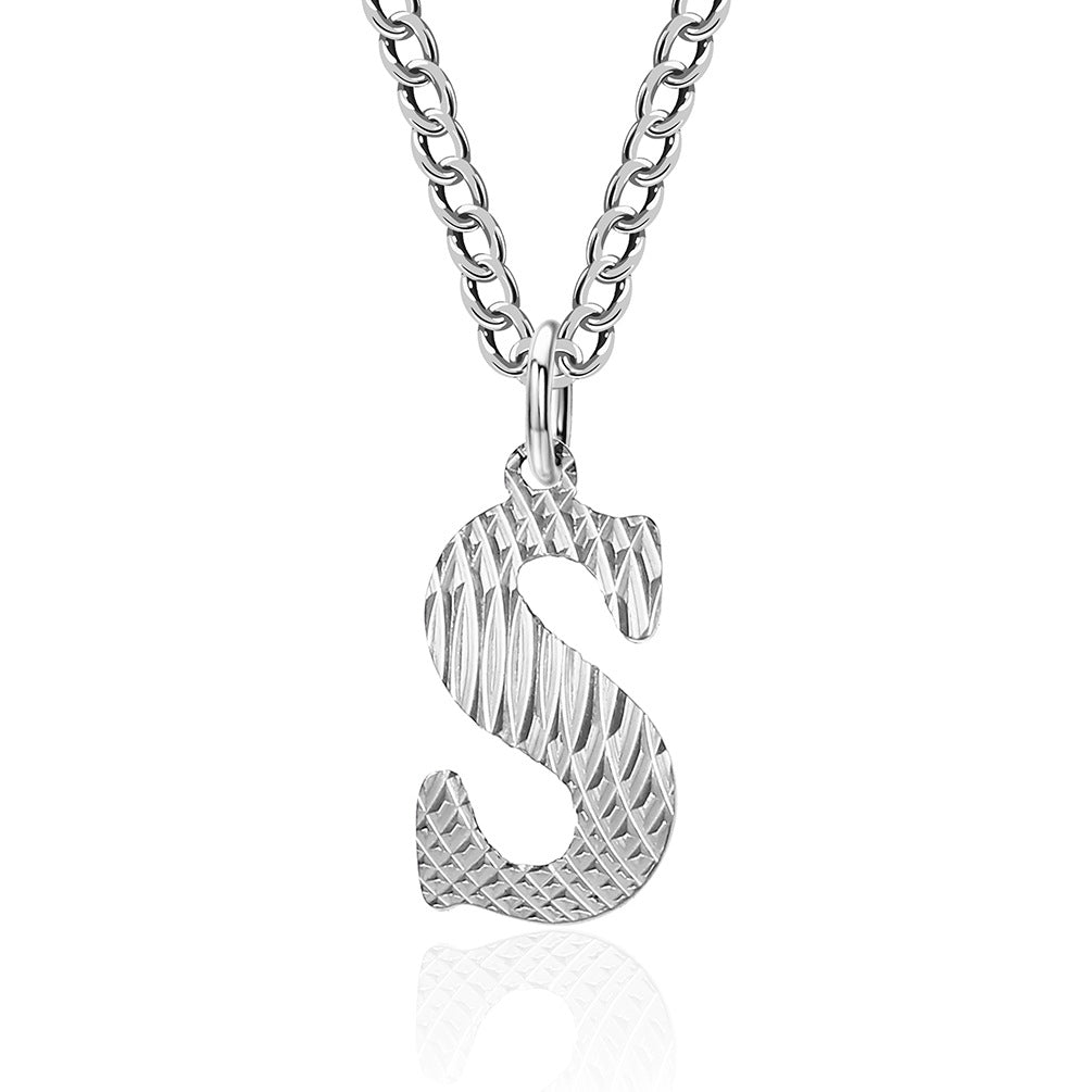 Wholesale Letter Titanium Steel Necklace Clavicle Chain