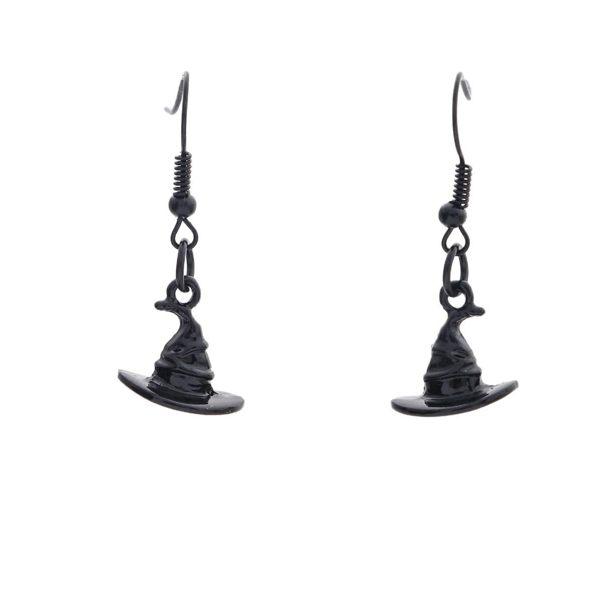 Wholesale gothic Halloween witch hat earrings