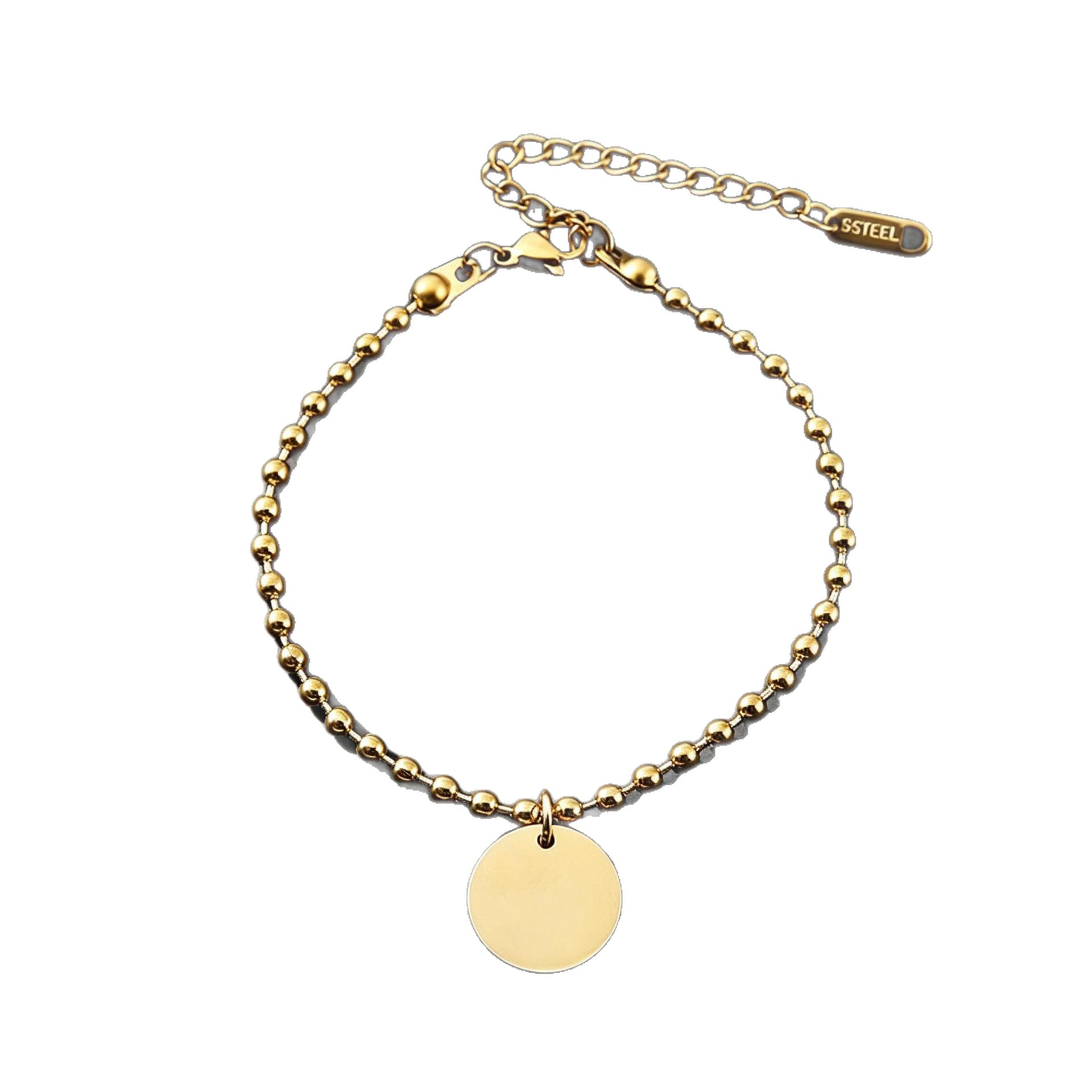 Wholesale Stainless Steel Adjustable Bead Bracelet - Minimalist Style,  Fashion Accessory for Resale