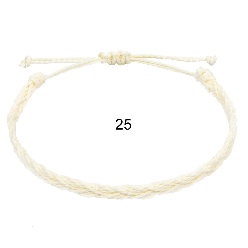 Wholesale Hand-woven rope Bohemian men' s wave bracelet