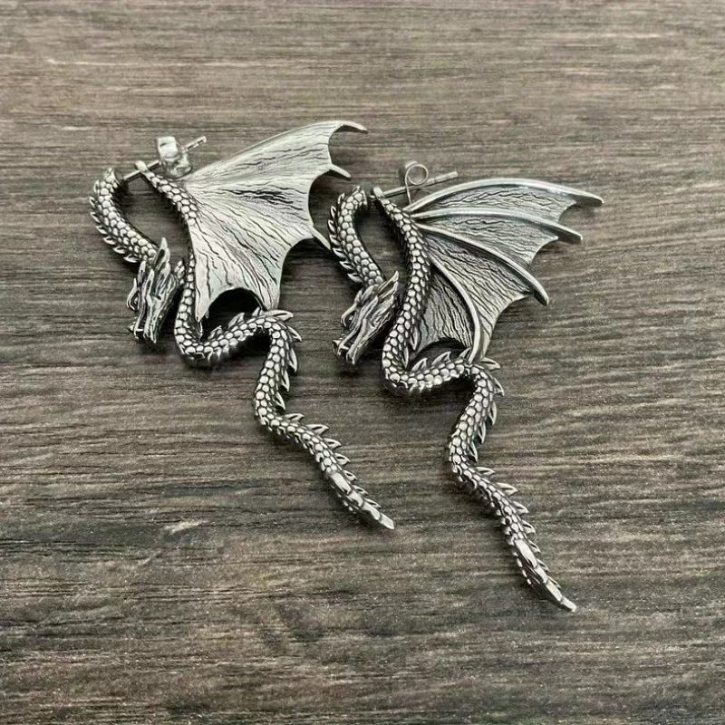 Wholesale  magic dragon detachable dark style earrings
