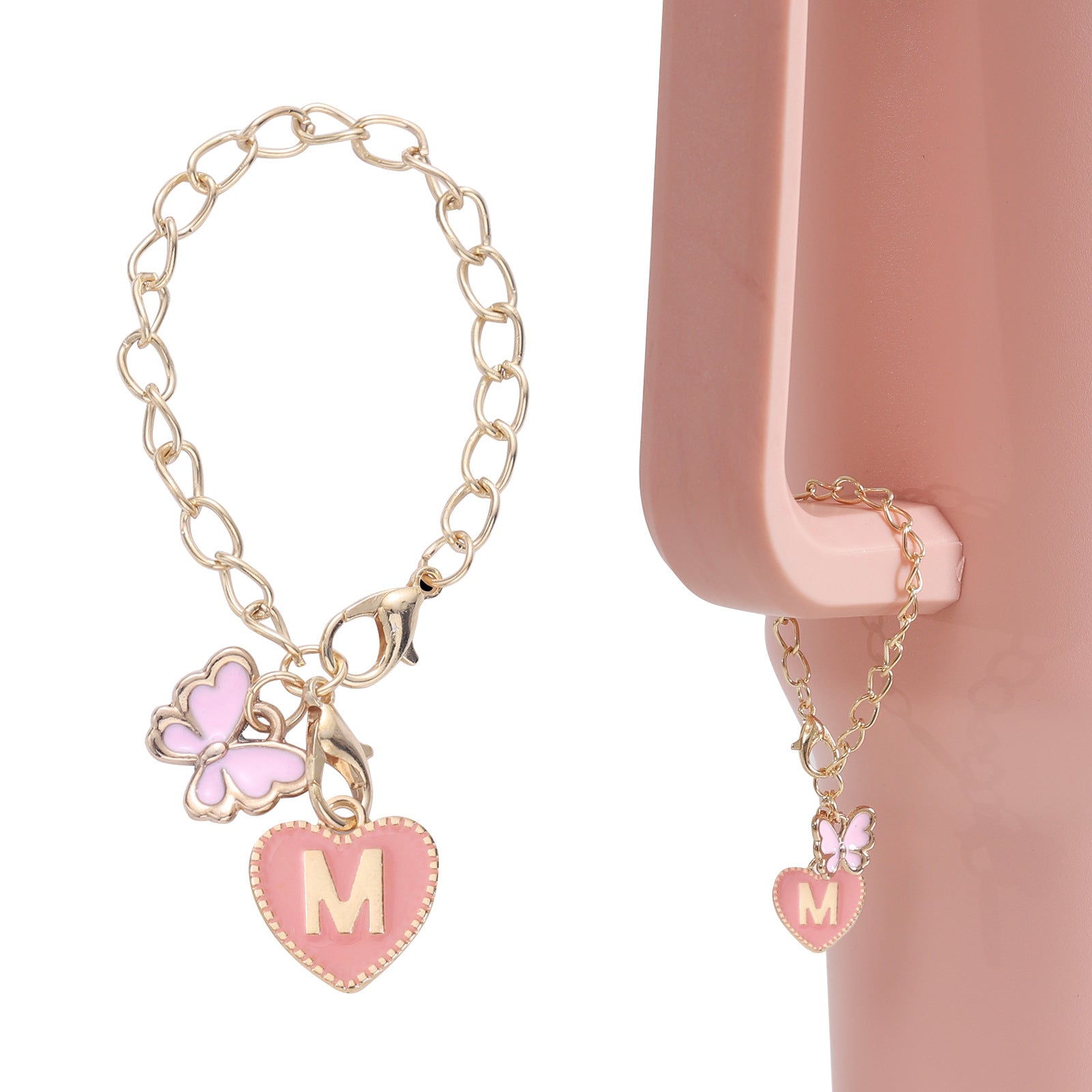 Wholesale 26 English Letter Butterfly Brand Oil Drip Cup Accessories ACC-CA-Hans003