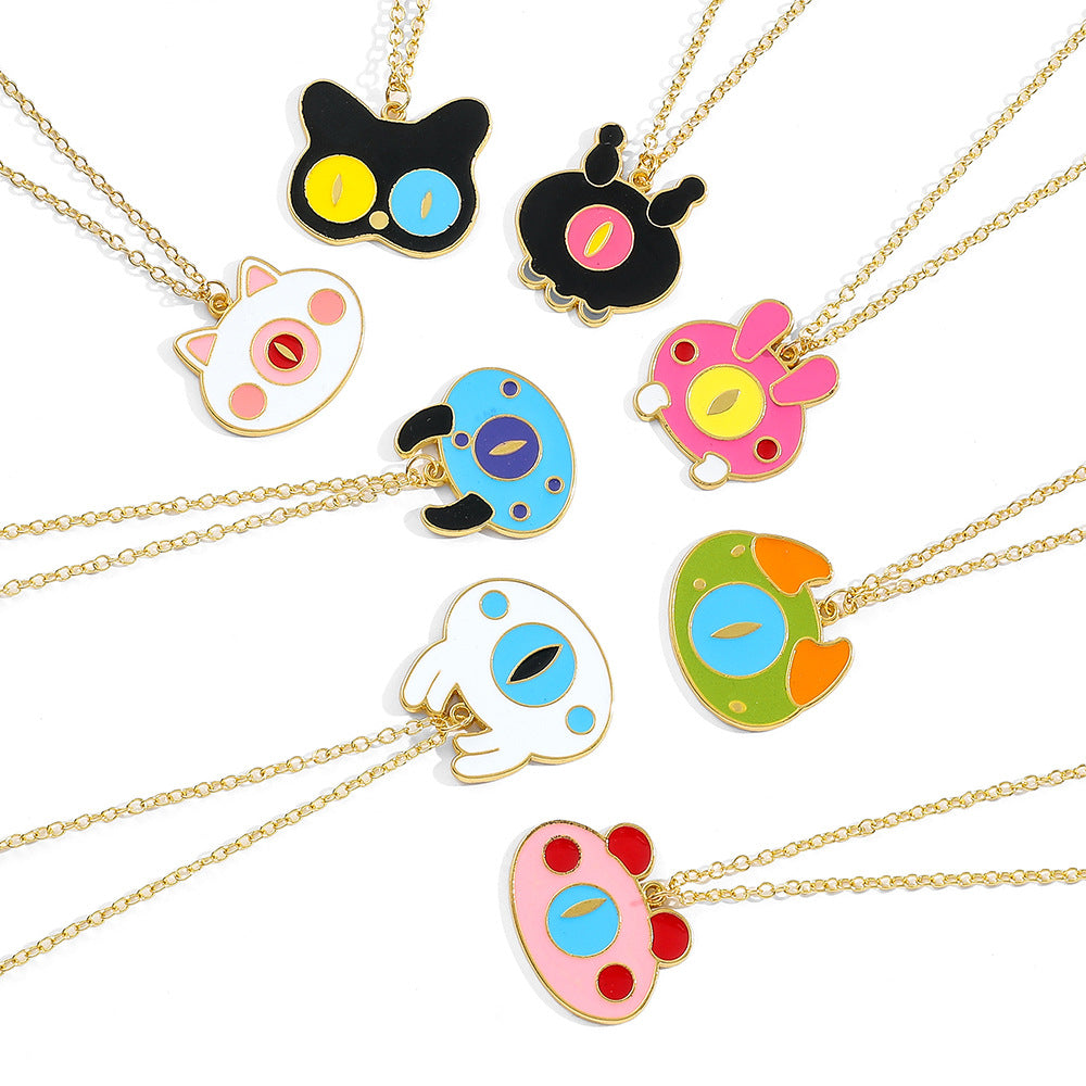 Wholesale Cute Little  Cartoon Alloy Necklace