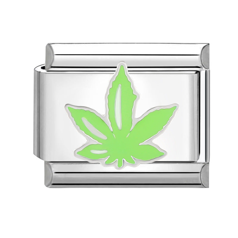 Wholesale  Italian Beaded Bracelet 9mm DIY Splicing Removable Stainless Steel Combinable Bracelet