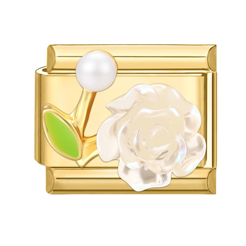 Wholesale Italian Charm Bracelet 9mm DIY Splicing Cute Creative Stainless Steel Composable Bracelet