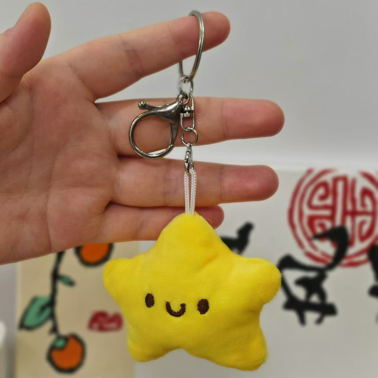 Wholesale cartoon cute star doll keychain