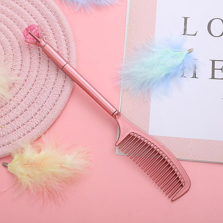 Wholesale Creative Diamond comb gel pen