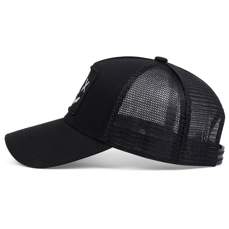 Wholesale Embroidered Cotton Flat Brim Baseball Cap ACC-HT-YuXue003
