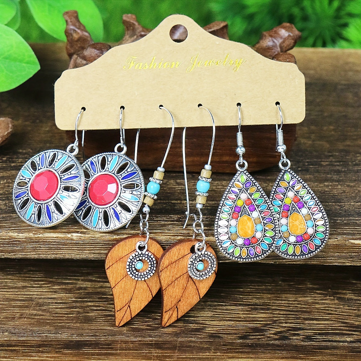 Wholesale Zinc Alloy Exotic Beaded Drop Earrings,  Trendy Jewelry Accessory