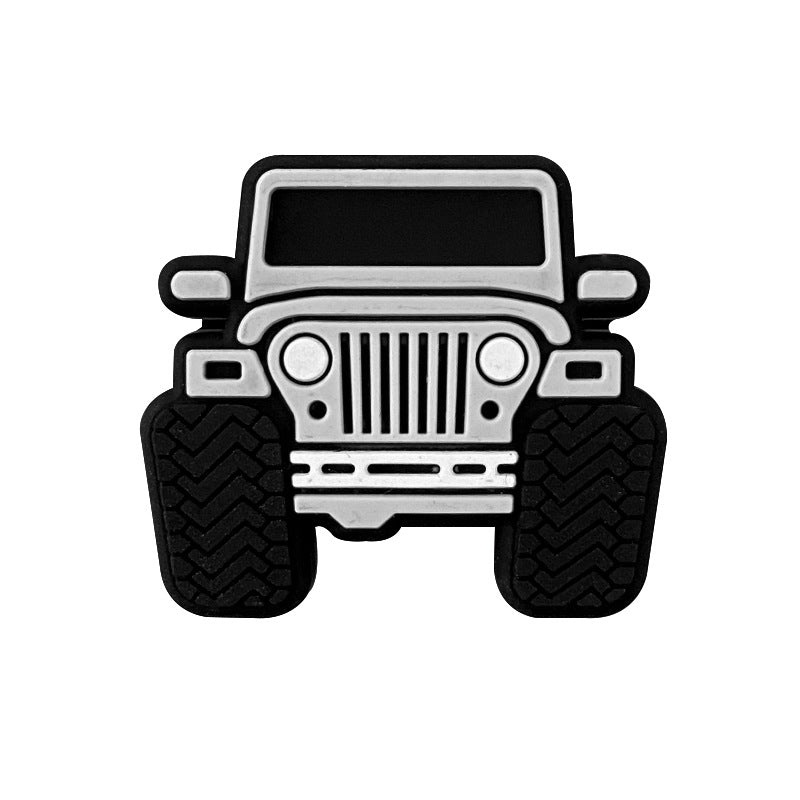 Wholesale 10pcs Car Silicone Beads Focal Beads DIY Accessories ACC-BDS-WDX072