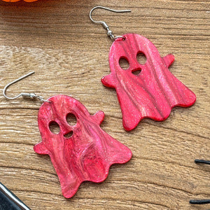 Wholesale Funny Ghost  Acrylic Earrings Fashion Accessory for Party Gift