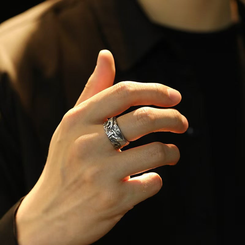 Wholesale Light Luxury Ring Men's Handof God Old Men's Ring