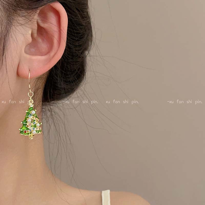 Wholesale  butterfly tassel ear clip  flower earrings