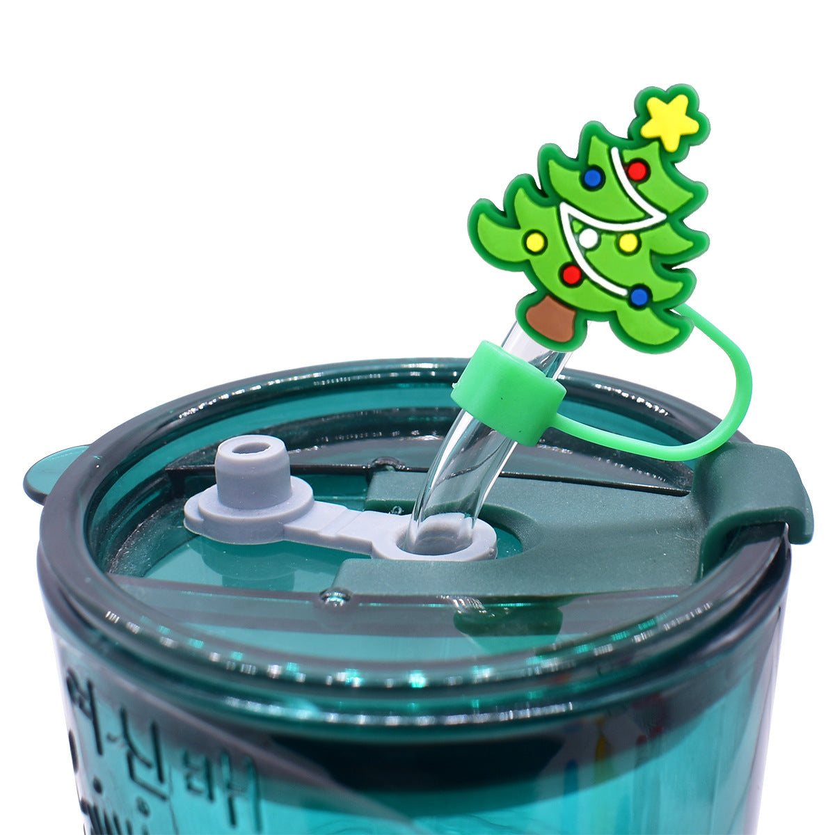 Wholesale Random 100pcs Christmas Series Party Decoration 10mm Straw Covers ACC-SCR-RYY062