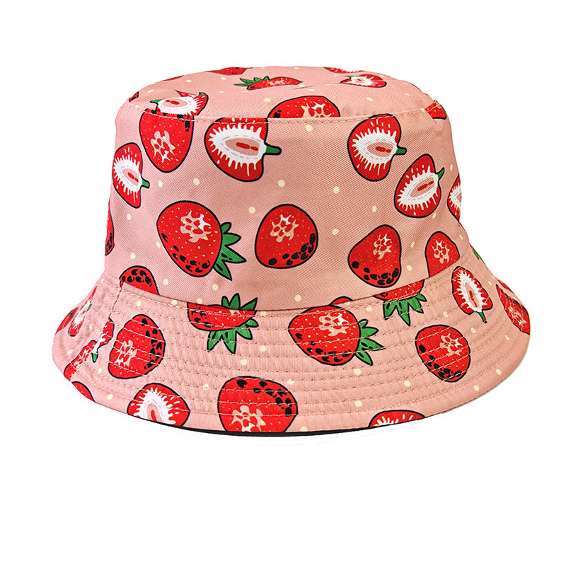 Wholesale Happy Birthday Printed Bucket Hat for Outdoor Sun Protection Fashion Accessory