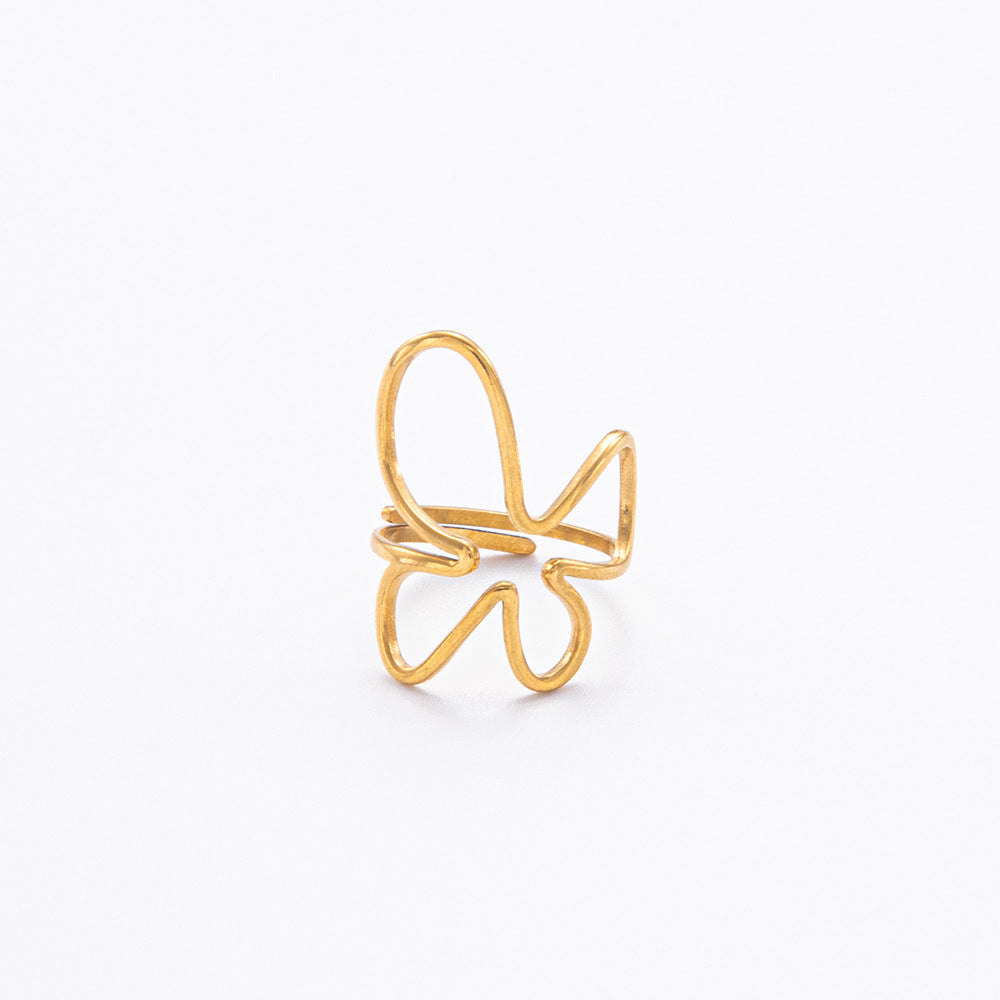 Wholesale Stainless Steel Electroplated 18K Gold Adjustable Rings ACC-RS-LLT009