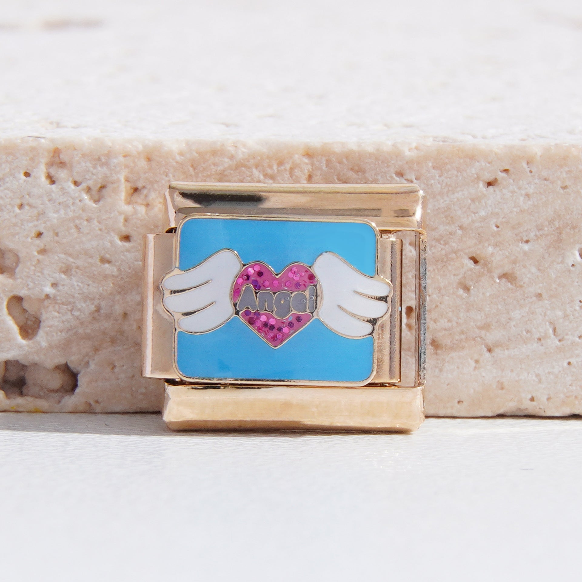 Wholesale Italian Charm Bracelet 9mm DIY Splicing Creative Pattern Stainless Steel Composable Bracelet