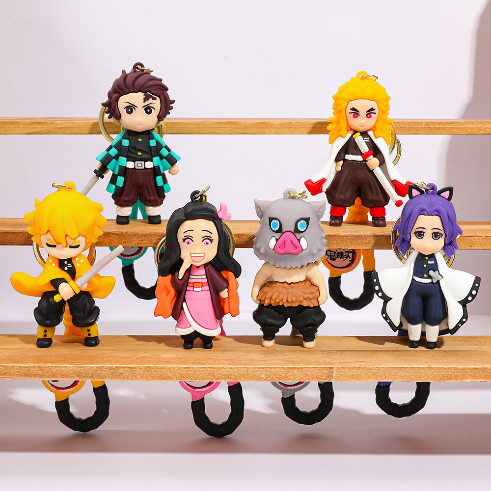 Wholesale KPOP anime cartoon pendant Keychains ACCVIP