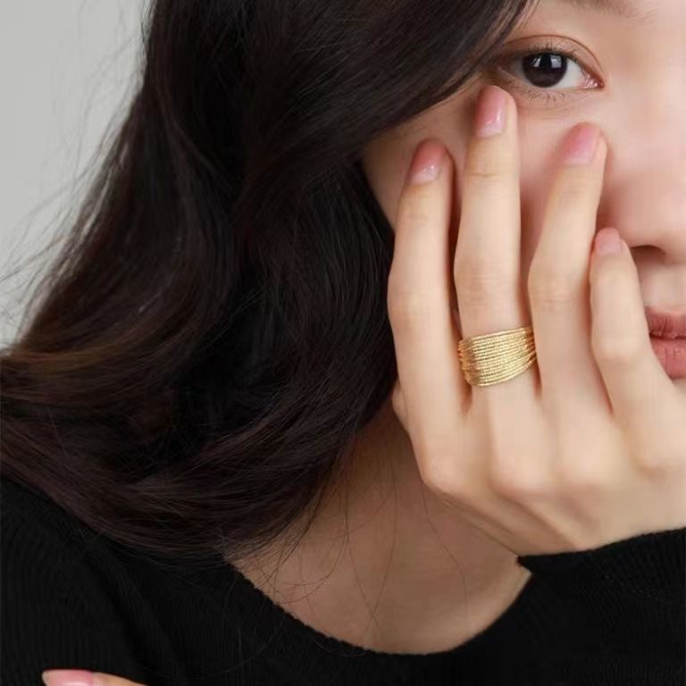 Wholesale index finger line open ring