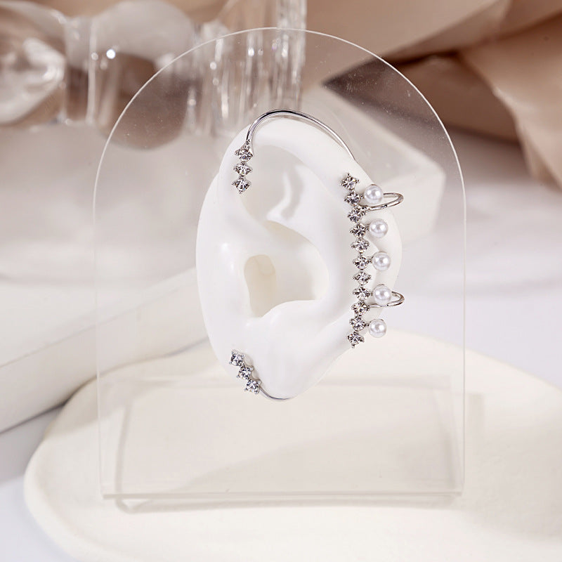 Wholesale  full diamond butterfly snake-shaped earrings