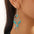 Wholesale  bohemian Retro ethnic style turquoise dangle earrings