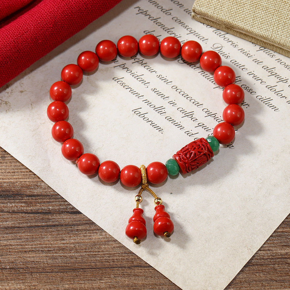 Wholesale Agate Bracelet Retro Chinese Fortune Rolling Design Fashion Jewelry Accessory For Women Everyday