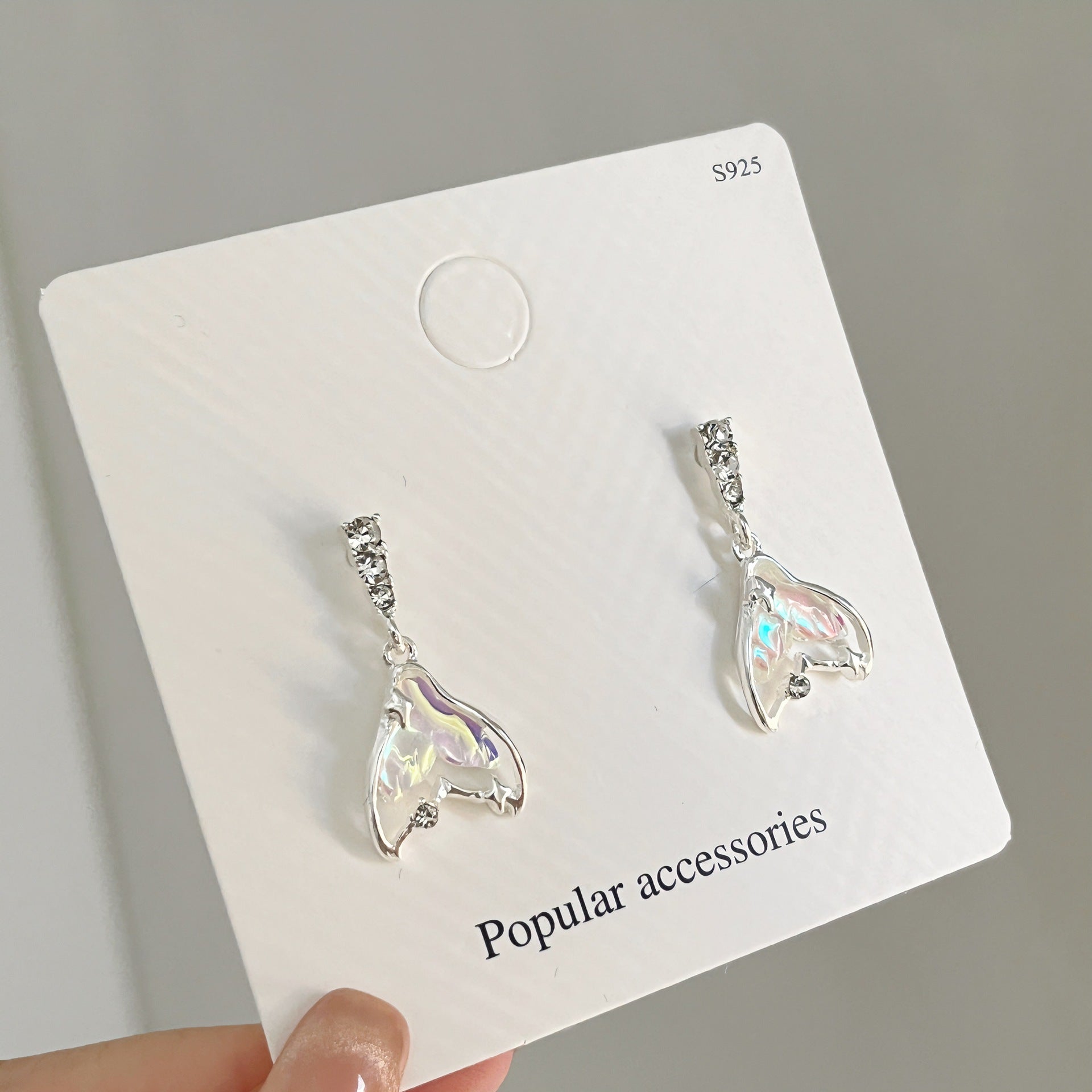 Wholesale polarized purple earrings