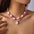 Wholesale Beach Shell Necklace Shell Double Layer Overlapping Necklace Clavicle Chain