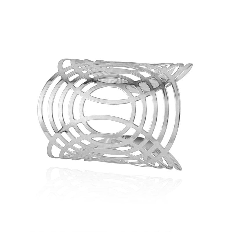 Wholesale  bracelet four-piece suit fashion exaggerated metal iron hollow bracelet