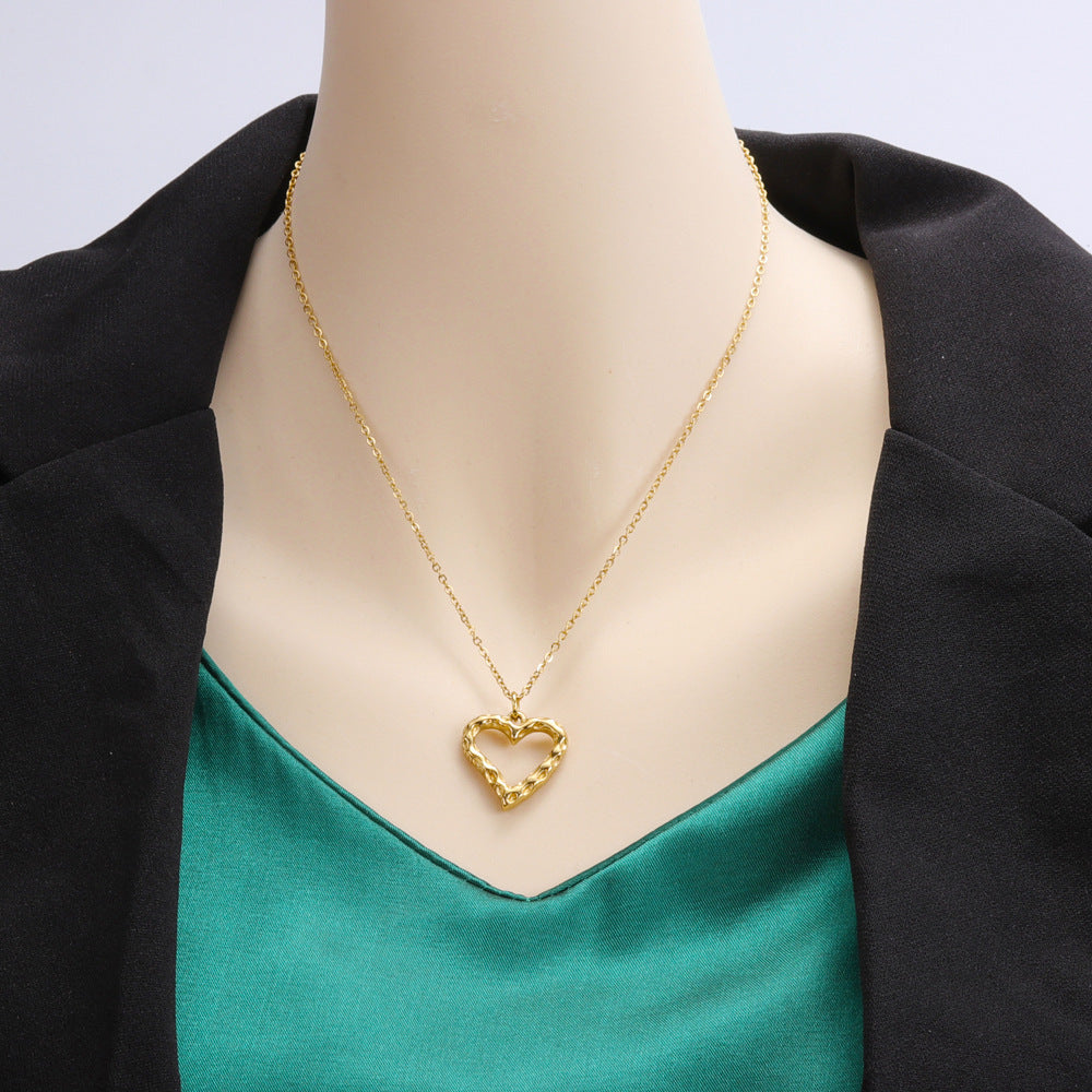 Wholesale Simple Love Cross Necklace ACC-NE-FeiLing013
