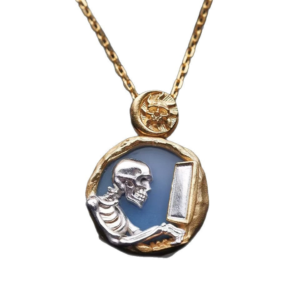 Wholesale Working Skeleton Necklace