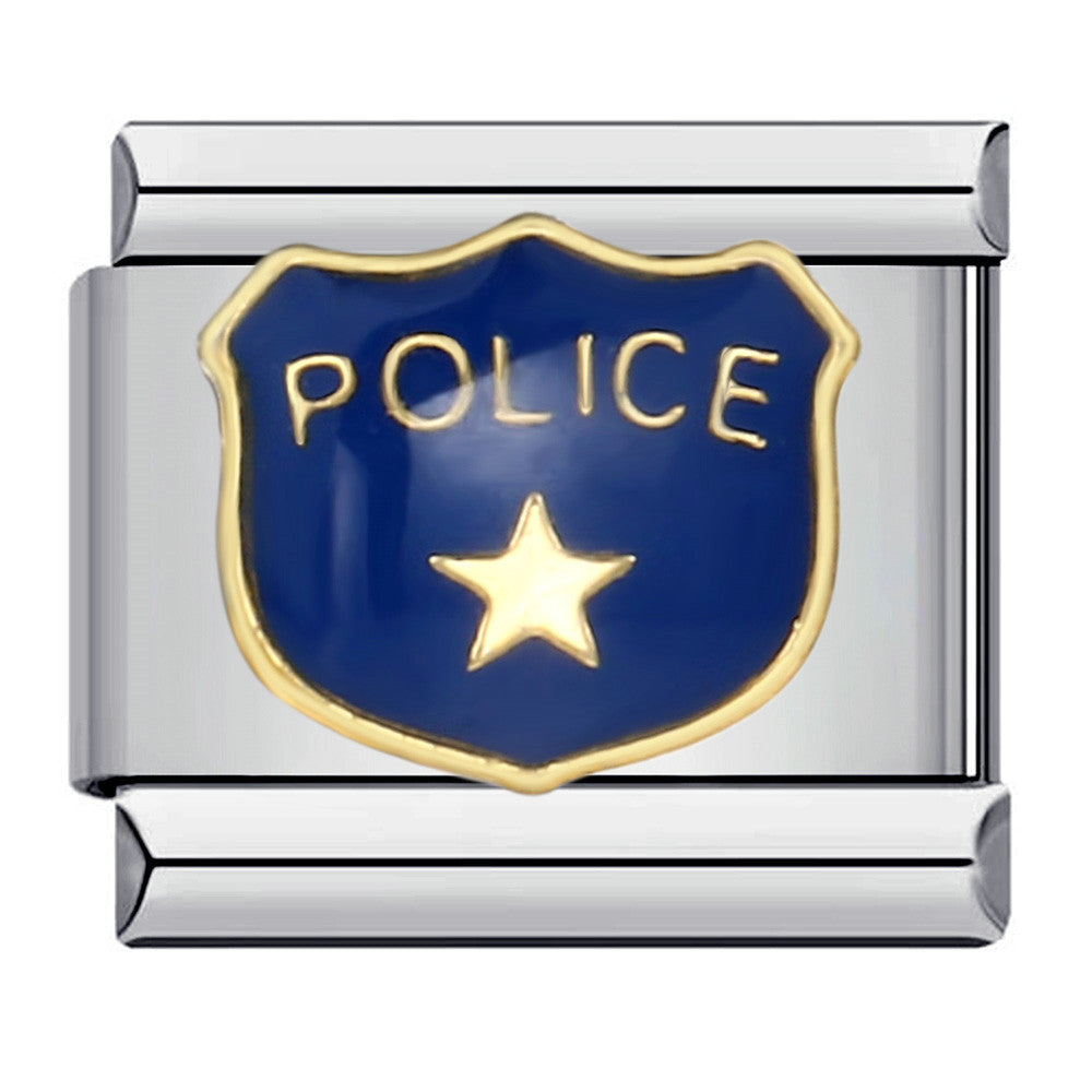 Wholesale American Cultural Elements Italian Module Bracelet Titanium Steel Welding Oil Dropping Bracelet Italian Modular