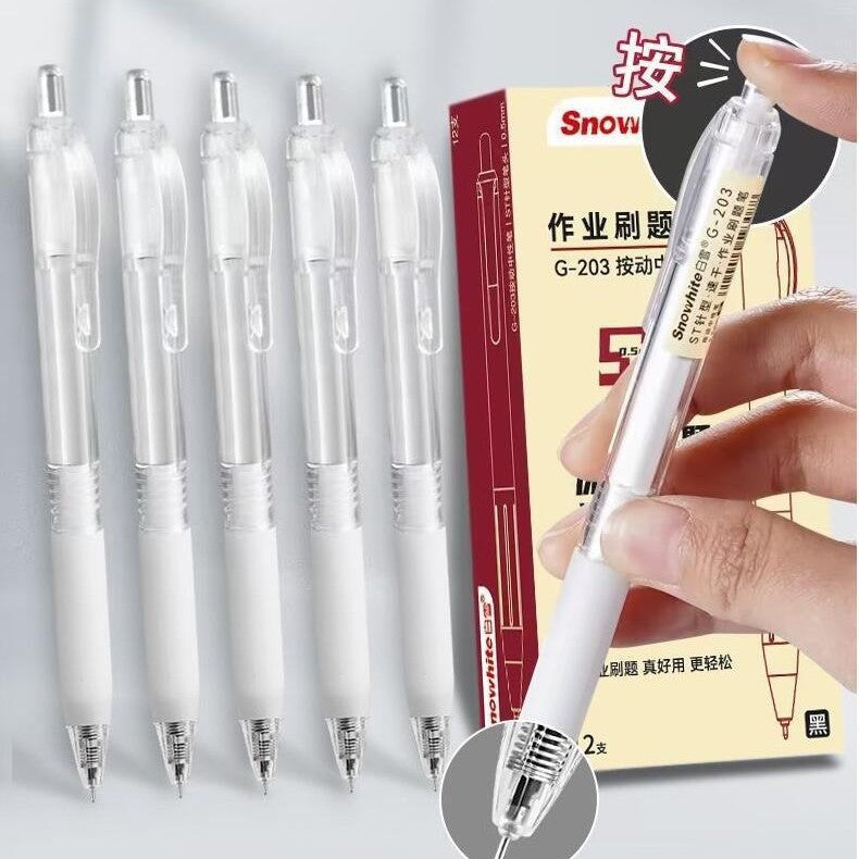 Wholesale full-tube straight liquid ballpoint pen