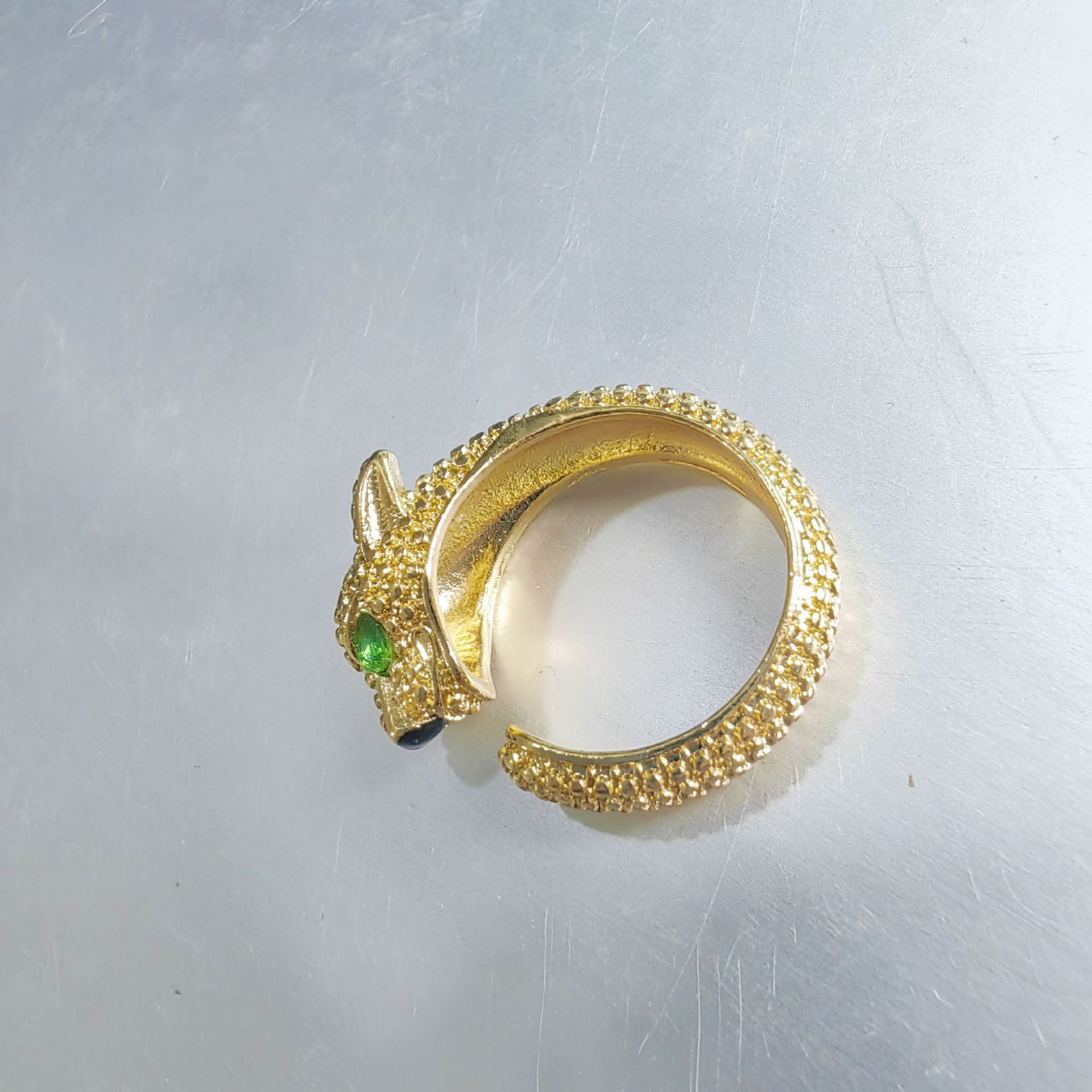 Wholesale Leopard Head Full Diamond Ring ACC-RS-Nisen007