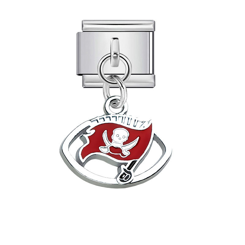 Wholesale Italian Modular Pendant Detachable Stainless Steel DIY Jewelry Accessory