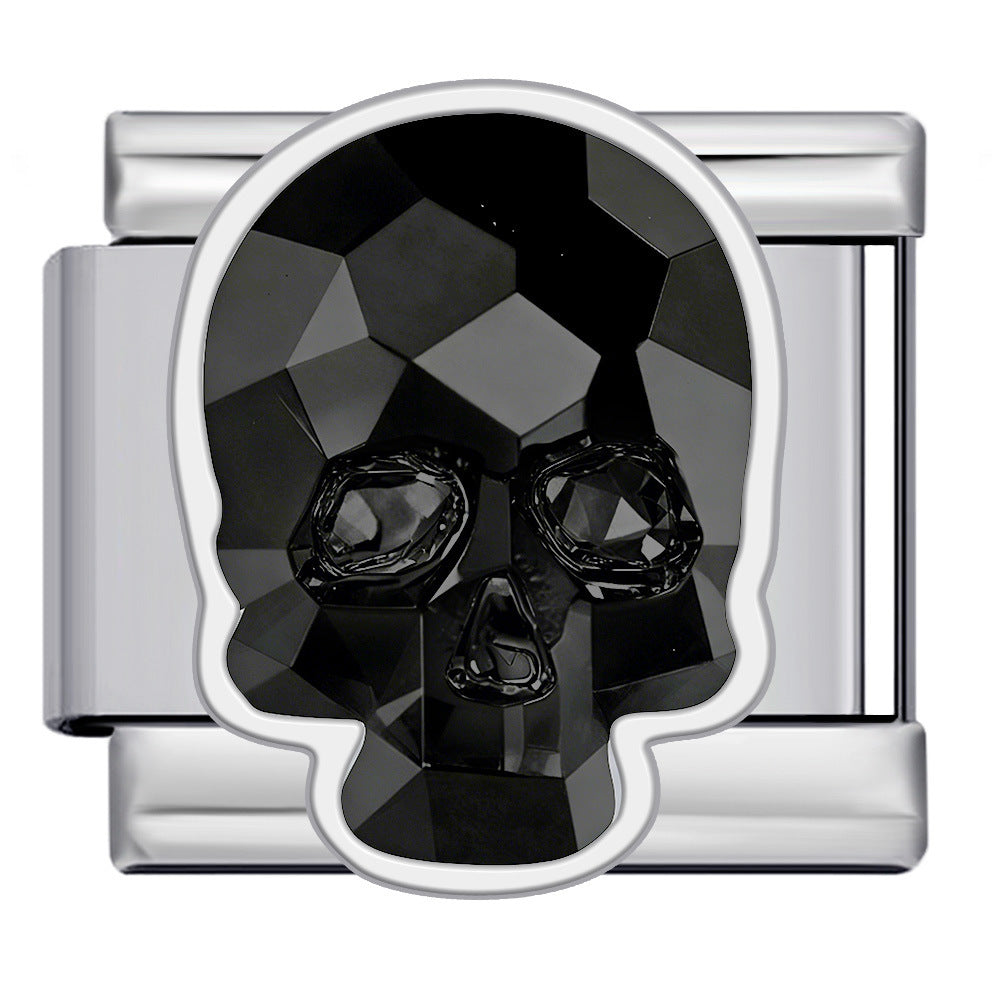 Wholesale 9mm Italian Charm Starter Bracelets DIY square Single Section Creative Stainless Steel Composable Bracelet