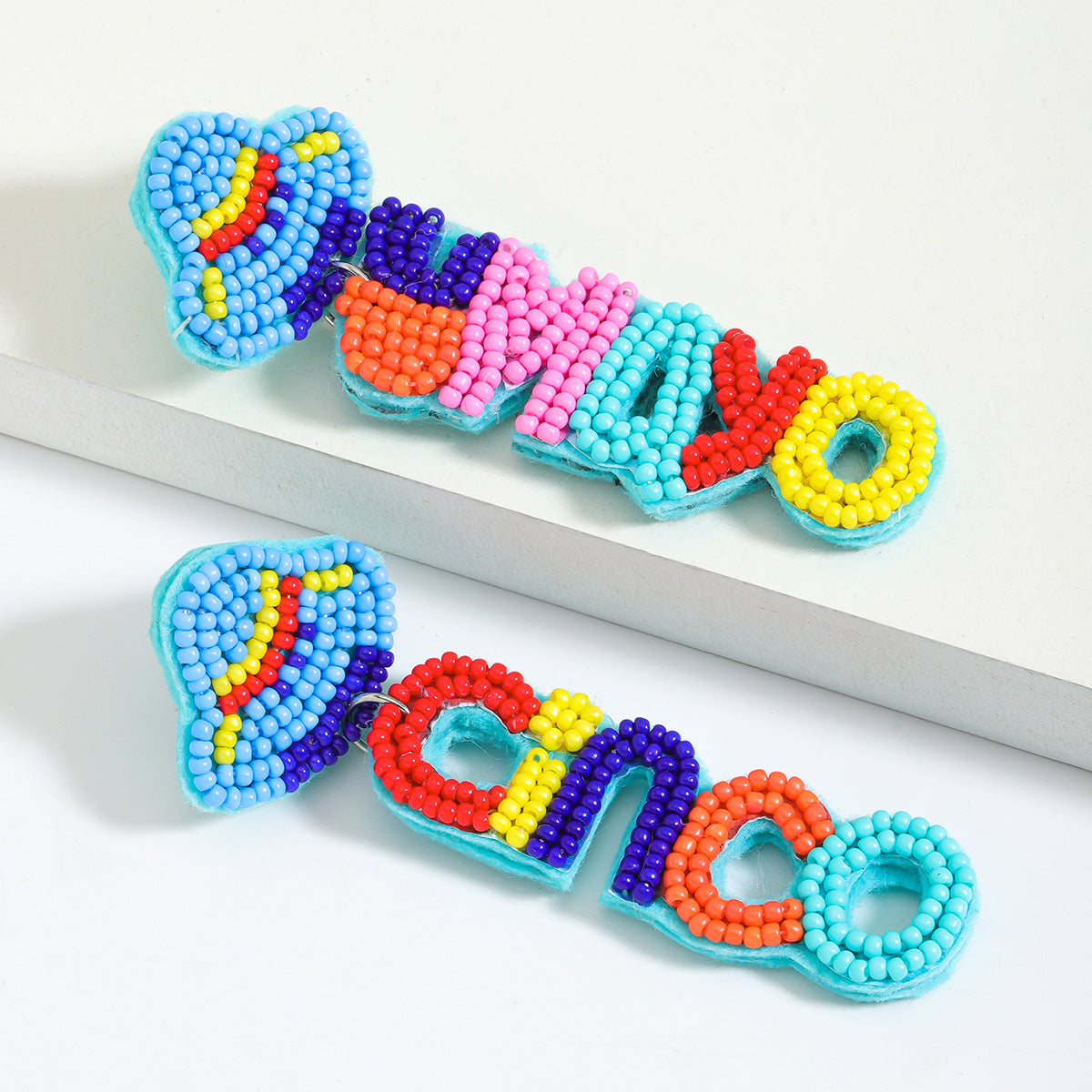 Wholesale Mexican Festival Diamond Rice Ball Earrings ACC-ES-JiaQi016