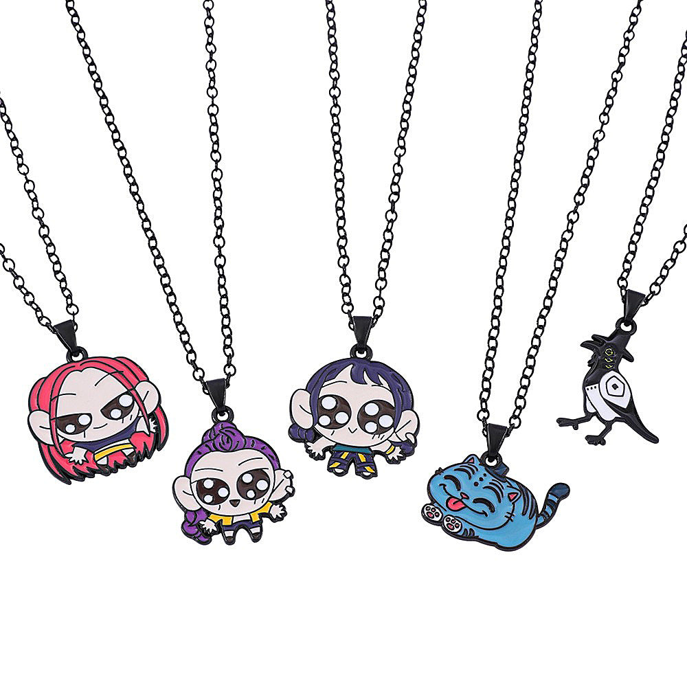 Wholesale K-POP Demon Hunter Group Pendant Necklace