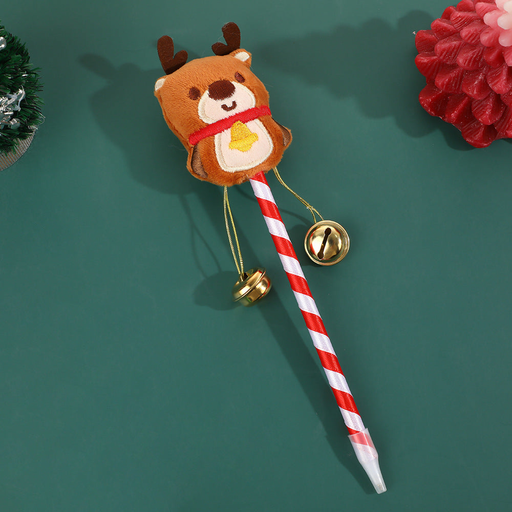 Wholesale Christmas plush doll ballpoint pen