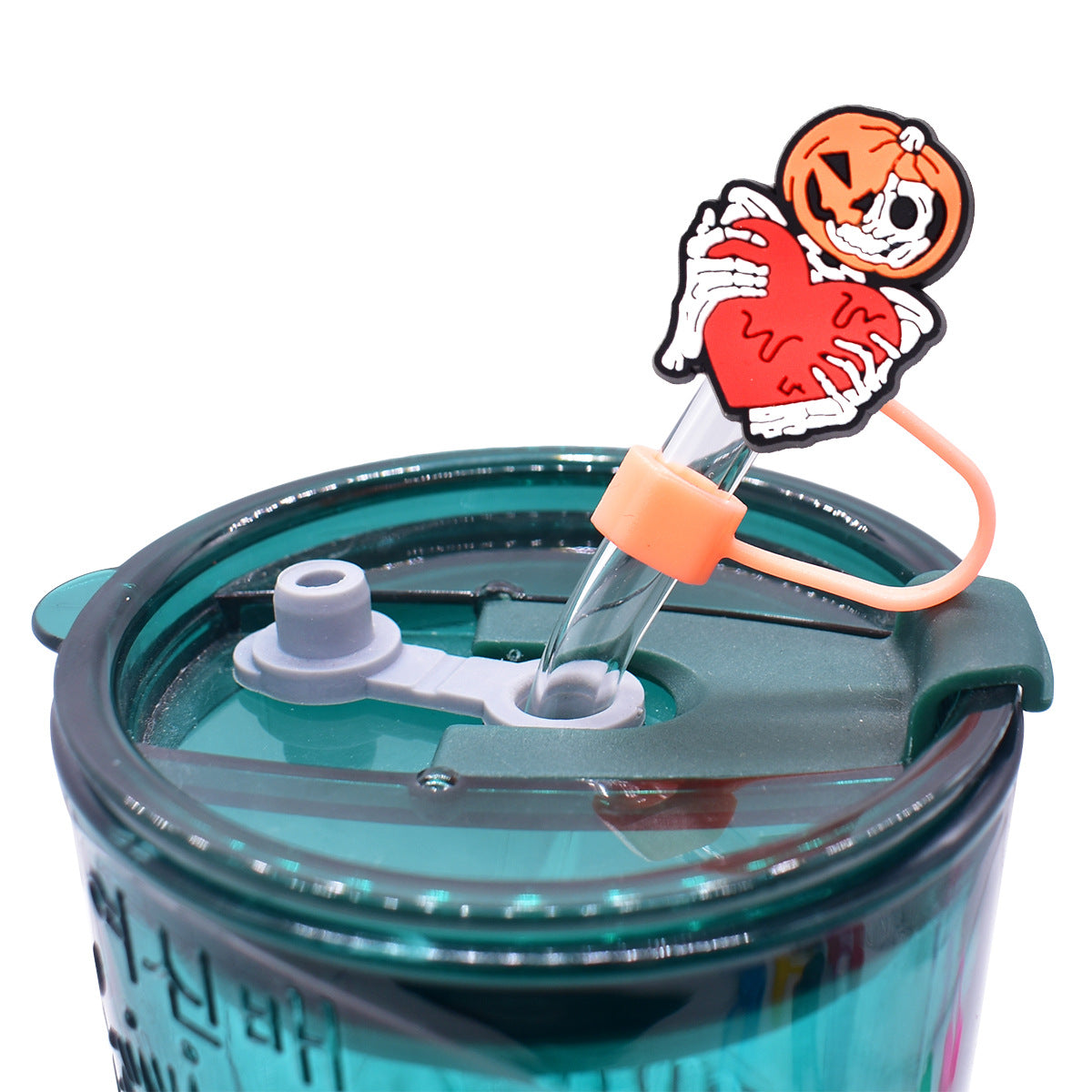 Wholesale Random 100pcs Straw Tube Cap Halloween Series Party Straw Cover ACC-SCR-RYY056