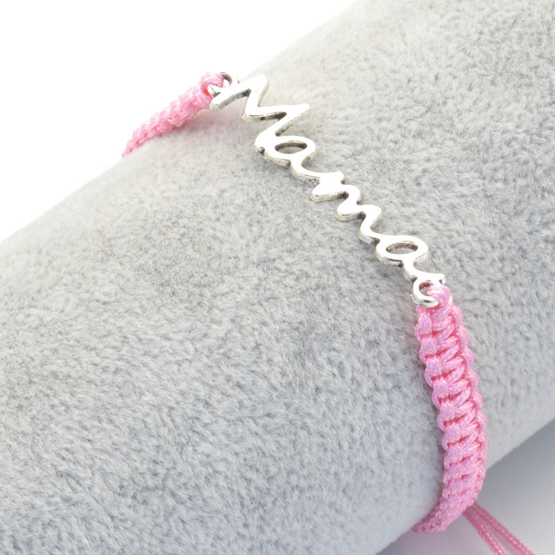 Wholesale  10pcs Mother's Day Lover Gift Jewelry Woven Bracelet