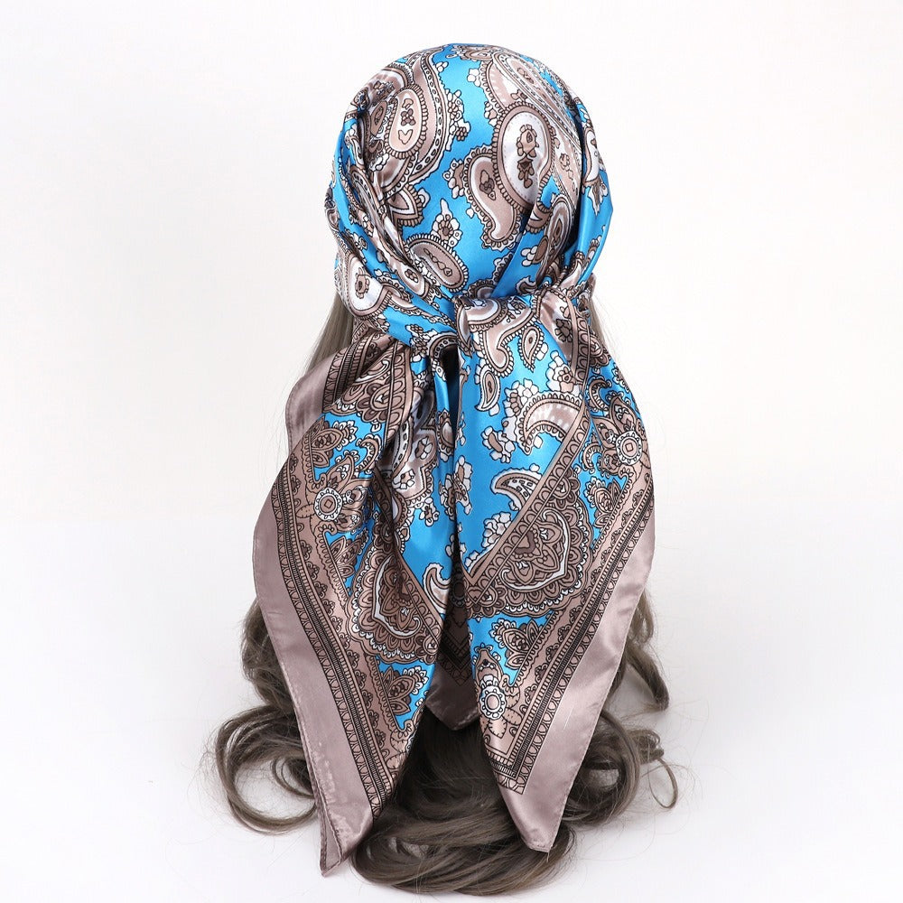 Wholesale 90* 90CM square scarf silk scarf