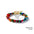 Wholesale  Bohemian colored gravel bracelet