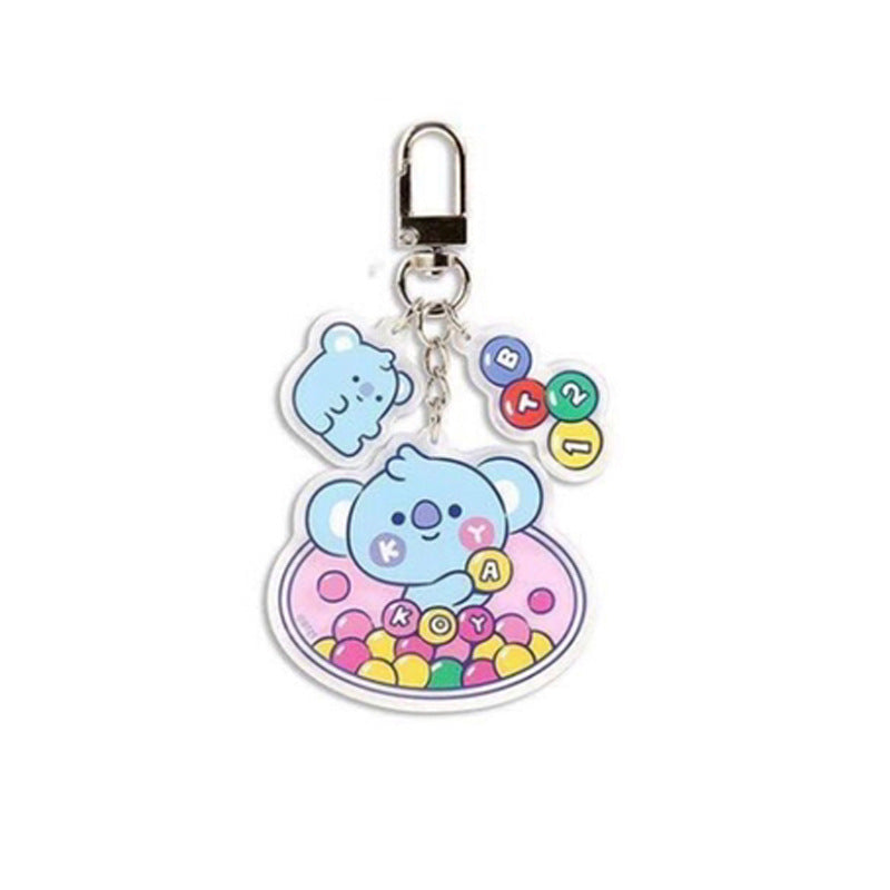 Wholesale Cute cartoon acrylic keychain