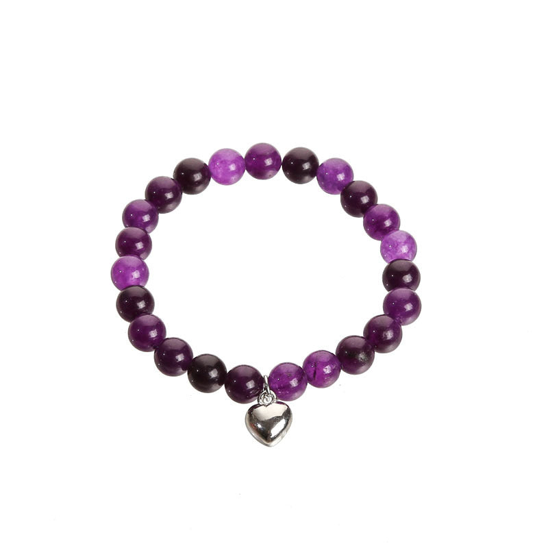 Wholesale 8MM Pink Zebra 10mm Frosted Stone Beaded Agate Bracelet ACC-BT-zhixiang015