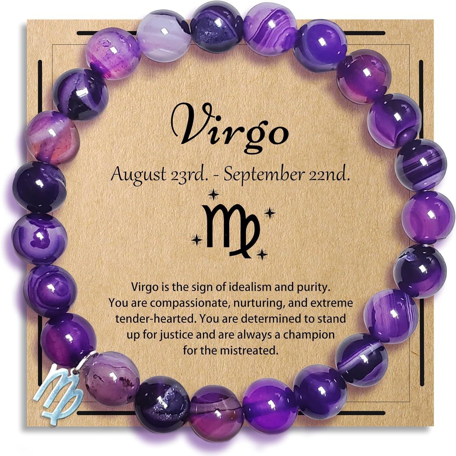 Wholesale 12 Contion Purple Agate Beaded Bracelet Unisex Friendship Gift Jewelry Accessory