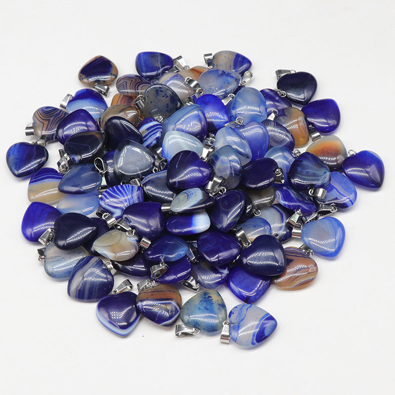 Wholesale Agate Colored Love Pendant ACC-PT-KeSuo006